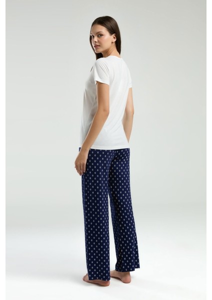 8953 Kadın Kısa Kol Pijama Takım