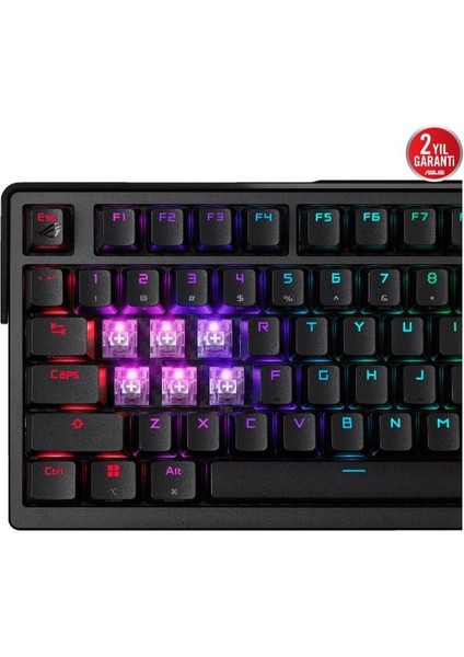 ROG Azoth Extreme NX SNOW/PBT/UK İngilizce RGB Kablosuz Mekanik Oyuncu Klavyesi