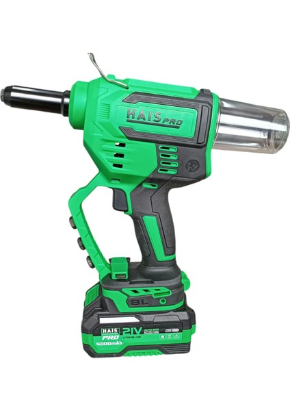 Haıspro Profesyonel Perçin Makinesi 21 V 4.0 Ah