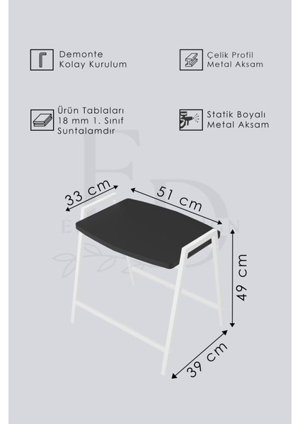 Zigon Sehpa , Aden 4'lü Tepsi Zigon Sehpa Takımı Gümüş Metal - Beyaz Mermer Tabla