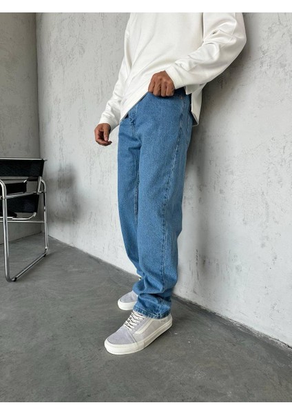 Erkek Baggy Denim Likralı Yeni Sezon Trend Baggy Jean Pantolon modelleri
