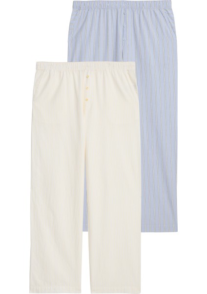 2'li Cool Comfort™ Çizgili Pijama Altı fiyatları