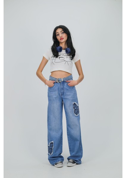 Mavi Jean Butterfly Baggy Kot Pantolon