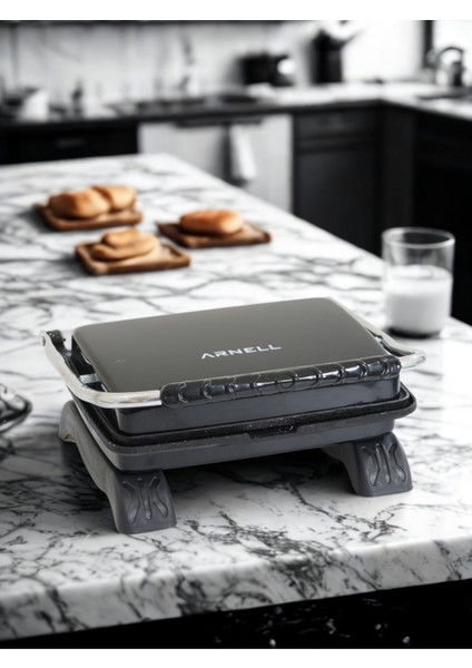 Tost Makinası Granit Yüzey ile Sağlıklı Pişirim | 1800 W Yapışmaz Granit tost makinesi