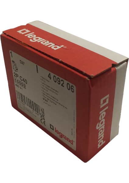 2 Kutup 230/400 V C40 Dx3 Otomatik Sigorta 10 Ka - 4 092 06