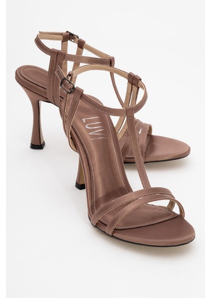 Credo Siyah Saten Kadın Yüksek Topuklu Ayakkabı