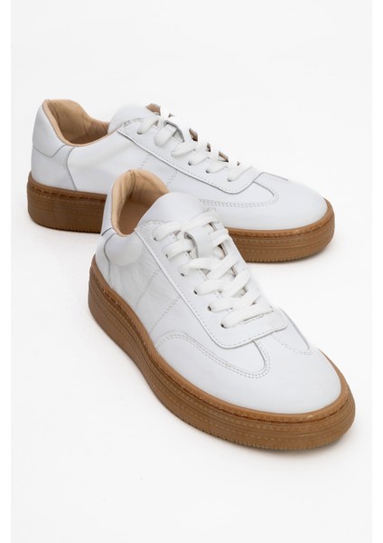 Fiore Siyah Cilt Deri Kadın Spor Ayakkabı