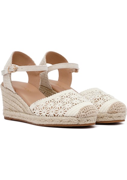 Kadın Taba Bilekten Tokalı Dolgu Topuklu Espadril 25SFE40186F modelleri