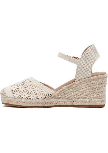 Kadın Taba Bilekten Tokalı Dolgu Topuklu Espadril 25SFE40186F fırsatları
