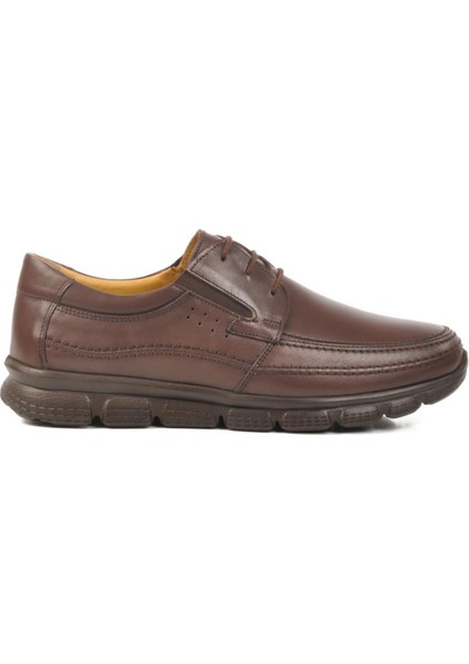 9Y501 Kahve Hakiki Deri Erkek Günlük Ayakkabı Dr.jells modelleri