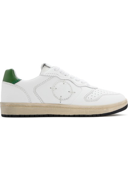 Acbc x Derimod Kadın Beyaz Bağcıklı Deri Sneaker 25SFD435414