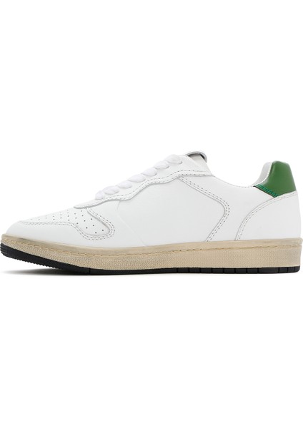 Acbc x Derimod Kadın Beyaz Bağcıklı Deri Sneaker 25SFD435414