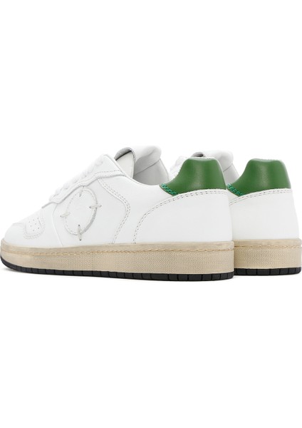 Acbc x Derimod Kadın Beyaz Bağcıklı Deri Sneaker 25SFD435414