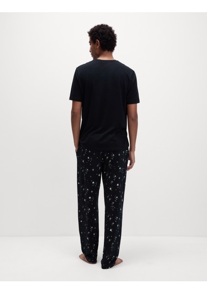 Saf Pamuklu Pijama Takımı