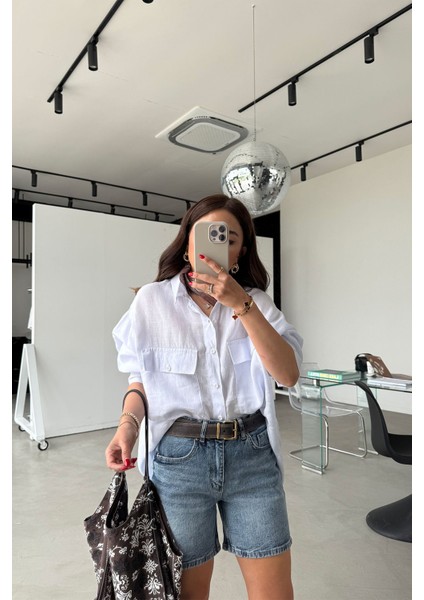 Basic Denim Şort