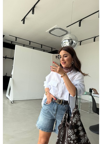 Basic Denim Şort