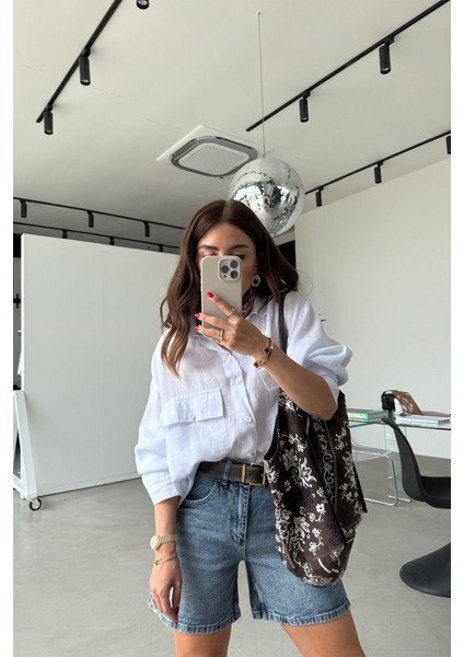 Basic Denim Şort