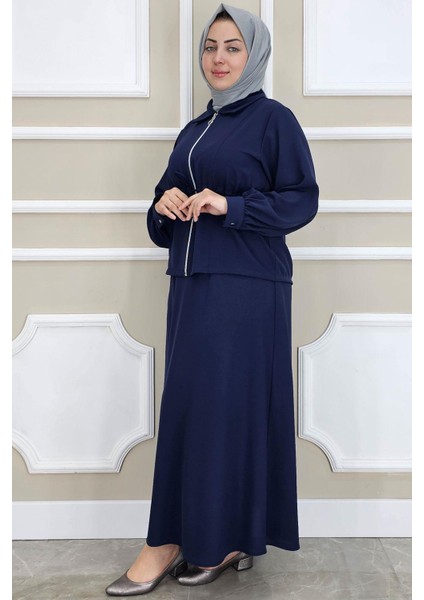 Kadın Fermuarlı Bağcıklı Tesettür Takım fiyatları