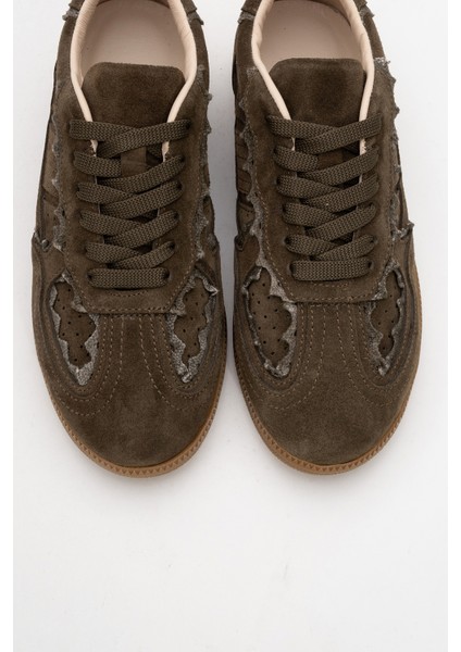 Shiva Kahverengi Süet Deri Kadın Günlük Spor Ayakkabı fiyatları