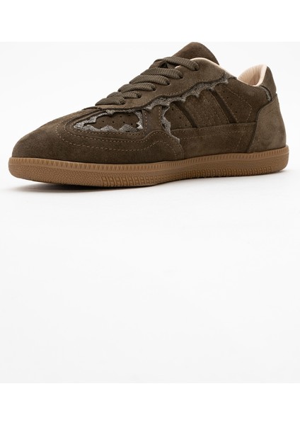 Shiva Kahverengi Süet Deri Kadın Günlük Spor Ayakkabı fırsatları