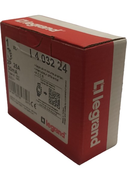 2 Kutup 230V± 25A 30 Ma A Tip Xc3 Serisi Kaçak Akım Koruma Anahtarı - 4 032 24 fırsatları