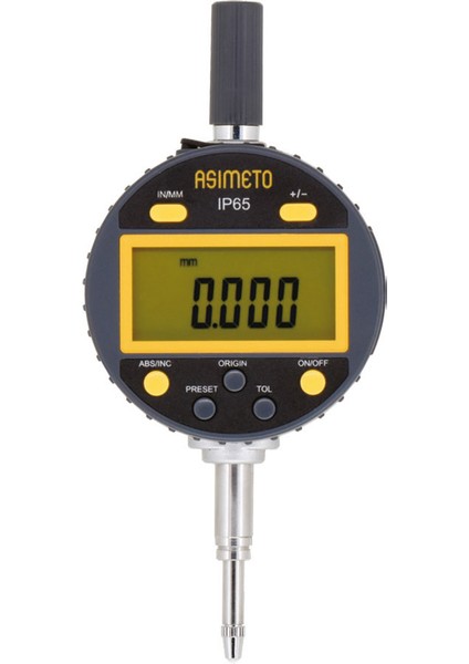 0-12.7mmx0.01 IP65 Dijital Komparatör Saati