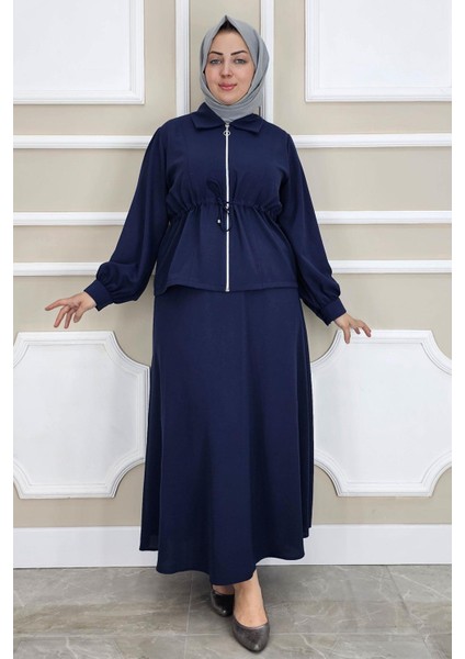 Kadın Fermuarlı Bağcıklı Tesettür Takım indirimleri