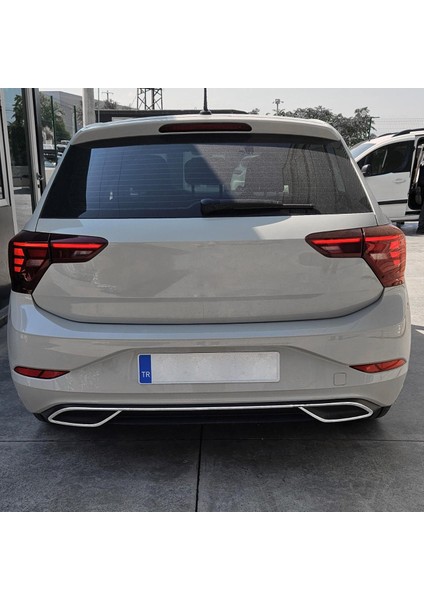 Vw Polo 6 Hb Makyajlı Krom Egzoz Çıkışı Difüzör 2021 Üzeri