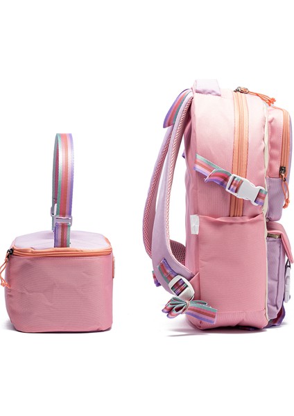 Çok Cepli Okul Çantası ve Termal Beslenme Çantası 2’li Takım MYP2080 Mavi fiyatları