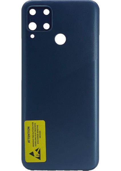 Realme C15 Uyumlu Batarya Kapağı (Mavi) NT-102676