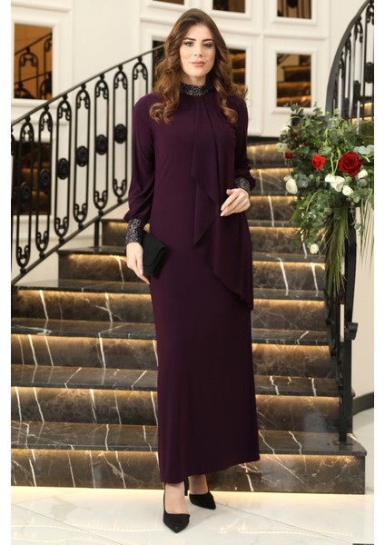 Efsane Sandy Elbise Mürdüm ELB42