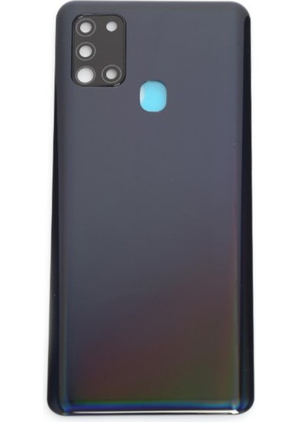 Samsung Galaxy A21S Uyumlu Kamera Camlı Batarya Kapağı