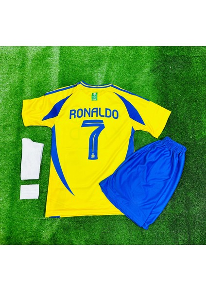 Al.nâssr Ronaldo Çocuk Futbol Formasıçorap+Bileklik Hediye
