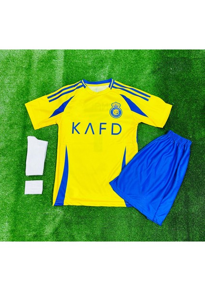 Al.nâssr Ronaldo Çocuk Futbol Formasıçorap+Bileklik Hediye