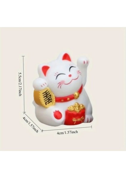 Sarı Güneş Enerjili Kedi Tasarımı ile Mini Zenginlik Çekme fiyatları