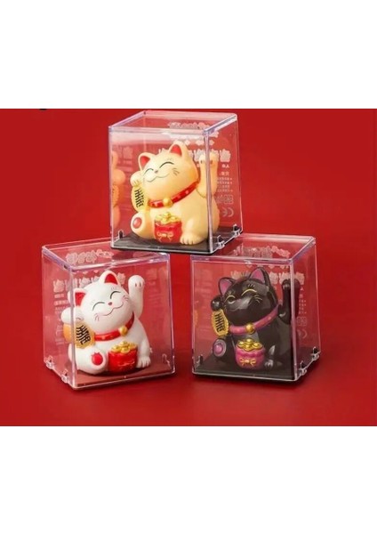 Sarı Güneş Enerjili Kedi Tasarımı ile Mini Zenginlik Çekme fırsatları