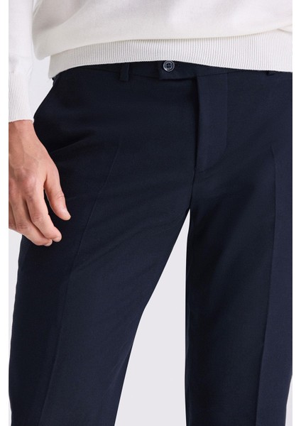 Lacivert Slim Fit Kumaş Pantolon modelleri