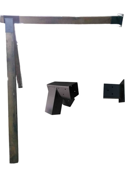 Salıncak Duvar Montaj Aparatı 8X8CM Demir Bağlantı Hamak Beşik Pergola Çardak Tahterevalli Çocuk Parkı Bahçe Teras Kapı Gölgelik Hırdavat Parça fiyatları
