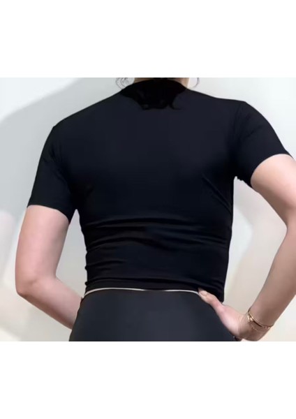 Yeni Sezon Şık Örme Yazlık Crop T-Shirt