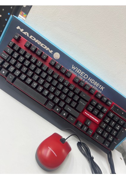 HD861K Kablolu Klavye Mouse