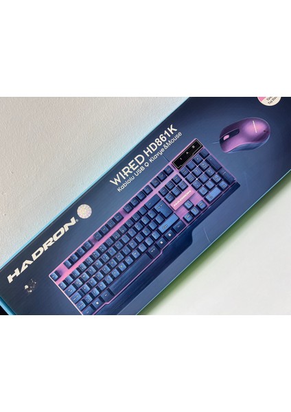 HD861K Kablolu Klavye Mouse