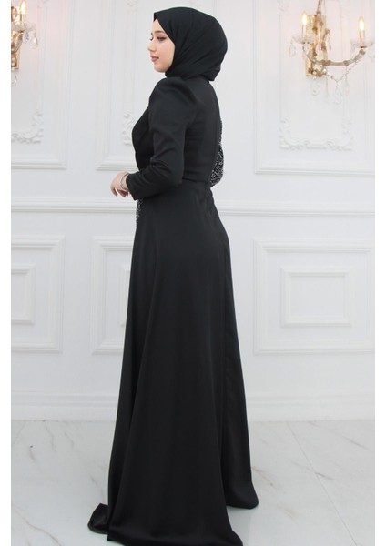Öykü Abiye Siyah ISR972