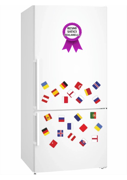 Bayraklar Puzzle Magnet Seti 12 Adet, 24 Parça Dikkat Geliştiren Zeka Oyunu, Çocuk Oyalayan Oyuncak