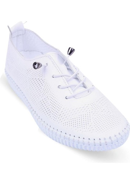 7892 Kadın Günlük Hakiki Deri Ortopedik Ayakkabı