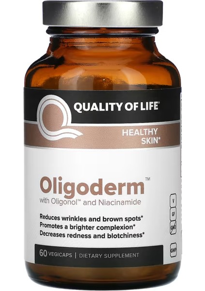 Oligoderm With Oligonol And Niacinamide 60 Vegicaps
