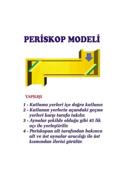 Periskop Modeli - 5 Adet