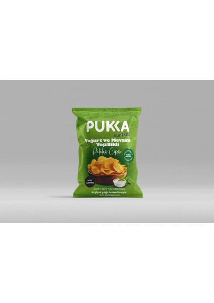 Glutensiz Yoğurt ve Mevsim Yeşillikli Cips