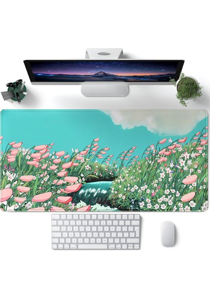 Gaming Oyuncu Xl Mouse Pad Kaydırmaz Dikişli Mousepad 80X30 cm