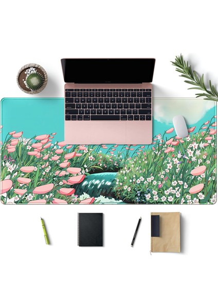 Gaming Oyuncu Xl Mouse Pad Kaydırmaz Dikişli Mousepad 80X30 cm