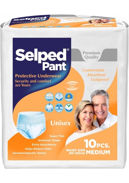 Pant Emici Külot Bez Medium 10 Adet x 2